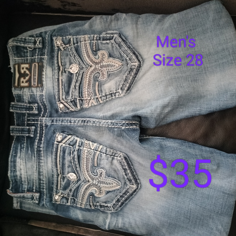 Rock Revival Blue Bootcut Jeans